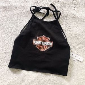 Cropped Harley Davidson Tank Top